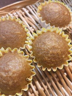 *米粉のもちもち黒糖蒸しパン*-レシピのメイン写真