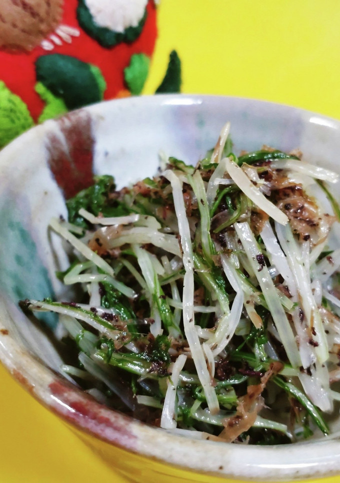 水菜のおかかゆかり和え-レシピのメイン写真
