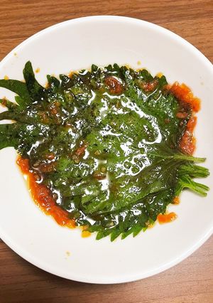 大葉の梅にんにく漬け-レシピのメイン写真
