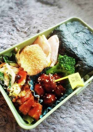 息子弁当11/14-レシピのメイン写真