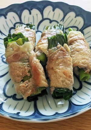 一人暮らしʕ⁠·⁠ᴥ⁠·⁠ʔ九条ねぎ豚巻-レシピのメイン写真
