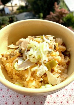 ボンゴレロッソ風炊き込みご飯-レシピのメイン写真