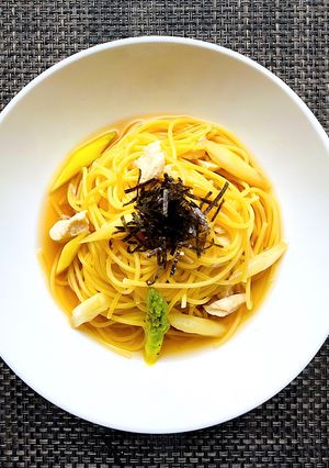 鶏ささ身の和風冷製パスタ-レシピのメイン写真