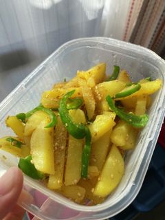じゃがいもピーマンの甘辛カレー炒め-レシピのメイン写真