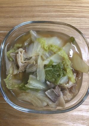 牛すじと白菜の煮物-レシピのメイン写真