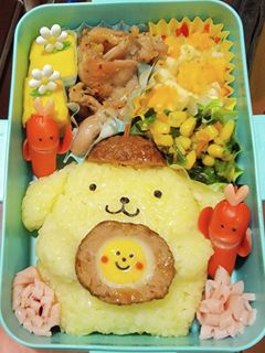 ポムポムプリンおにぎり弁当!②-レシピのメイン写真