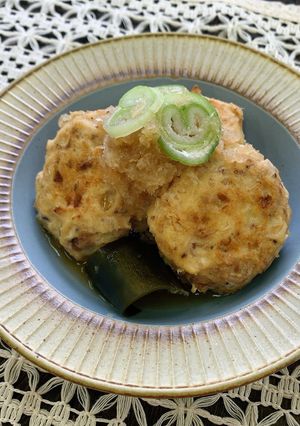 だしがらつくねのみぞれ煮-レシピのメイン写真