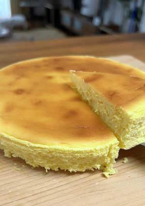 たまご色のスフレチーズケーキ-レシピのメイン写真