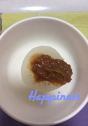 無水鍋でふろふき大根の酢味噌乗せ-レシピのメイン写真