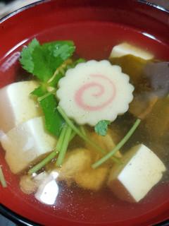 ささ身と豆腐のお吸い物-レシピのメイン写真