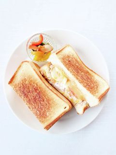 フライパンでホットサンド【ツナメルト】-レシピのメイン写真