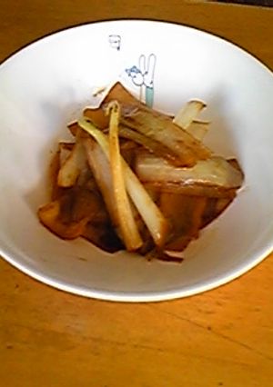 まかない料理　ウドの皮だけきんぴら-レシピのメイン写真