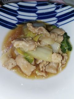 豚肉と白菜の中華風あんかけ-レシピのメイン写真
