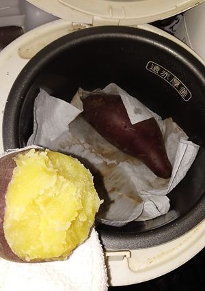 炊飯器で、お手軽蒸かしイモ-レシピのメイン写真