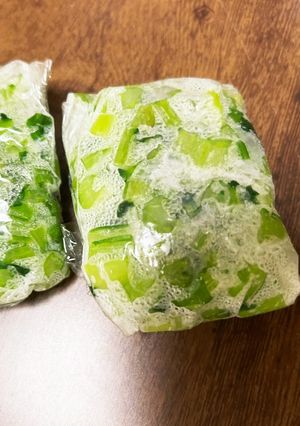 節約!勿体無いをなくすかぶの葉冷凍保存用-レシピのメイン写真