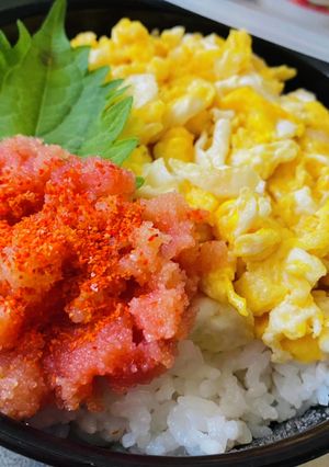 早技・今日のお弁当♡明太たまご丼-レシピのメイン写真