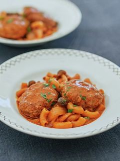 煮込みハンバーグ-レシピのメイン写真