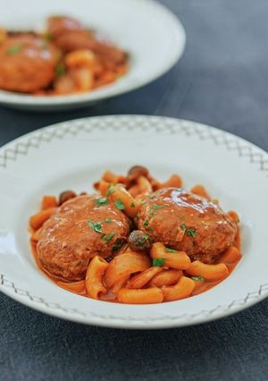 煮込みハンバーグ-レシピのメイン写真