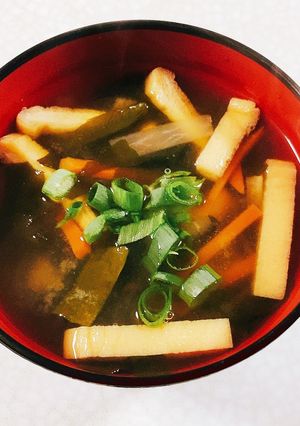 大根とにんじんのみそ汁-レシピのメイン写真