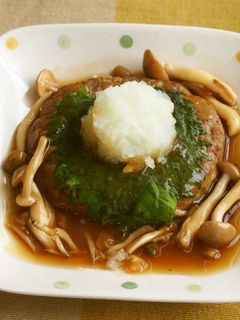 和風ハンバーグ きのこ餡-レシピのメイン写真