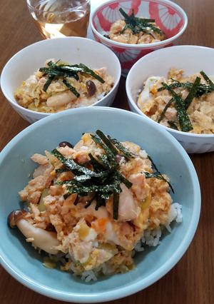 朝たん☆時短の鶏むね親子丼-レシピのメイン写真
