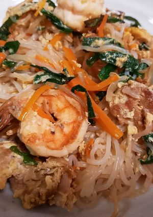 簡単♪︎糸こんにゃくのタイ風焼きそば♡‪-レシピのメイン写真