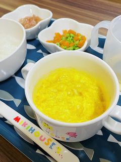 離乳食中期以降 コーンたまごスープ-レシピのメイン写真