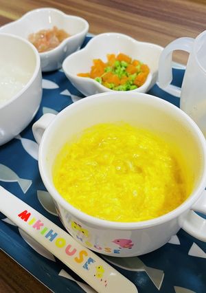 離乳食中期以降 コーンたまごスープ-レシピのメイン写真
