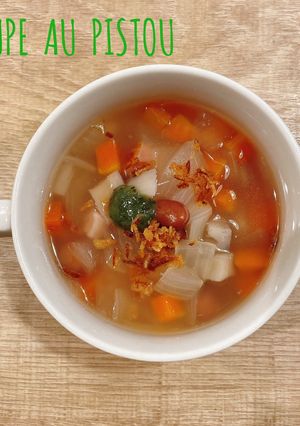食べるスープ『スープ　オ　ピストゥ』-レシピのメイン写真
