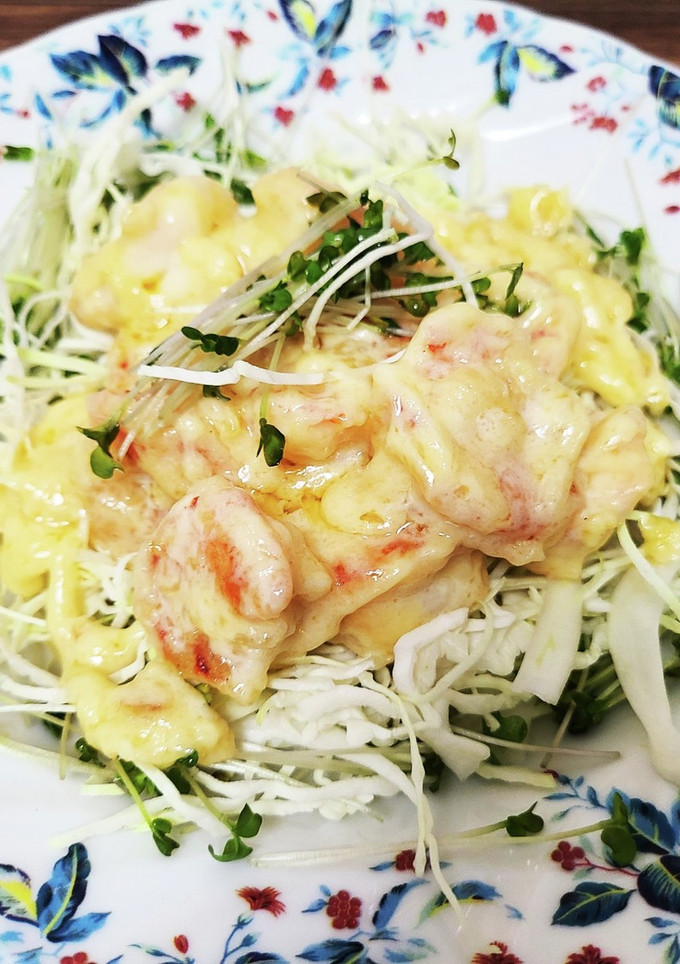 野菜が沢山食べれるエビマヨ-レシピのメイン写真