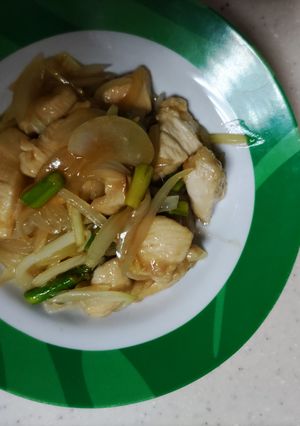 玉葱と鶏むねの照り焼き炒め-レシピのメイン写真
