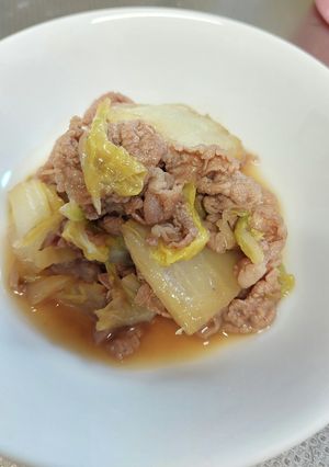 牛肉と白菜のすき煮-レシピのメイン写真