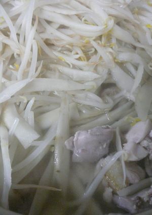 もやしと鶏肉の塩鍋-レシピのメイン写真