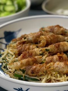 簡単♡もやしとニラの豚肉巻き-レシピのメイン写真