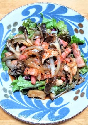 ベーコンとキノコの生姜焼き-レシピのメイン写真