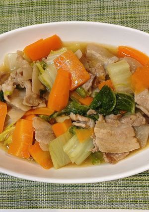 豚肉白菜のあんかけ-レシピのメイン写真