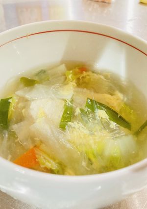 春雨と鶏団子スープ-レシピのメイン写真