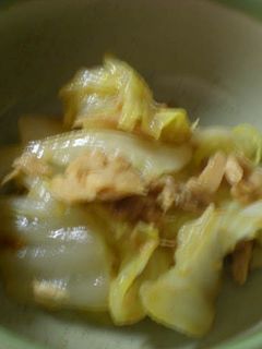 白菜とツナ煮-レシピのメイン写真