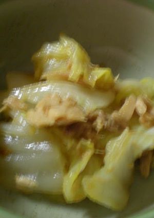 白菜とツナ煮-レシピのメイン写真