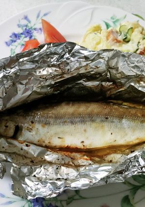 カマスのホイル焼き-レシピのメイン写真