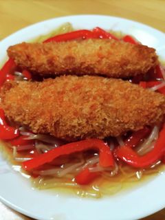 白身魚フライのもやしあんかけ-レシピのメイン写真