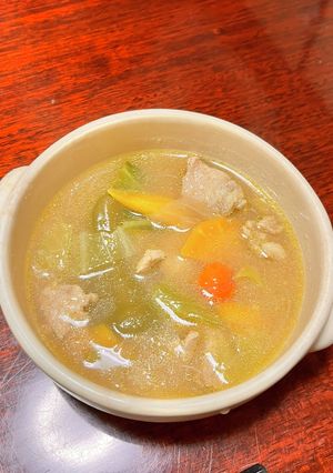 旨味たっぷり♪カレー味噌汁スープ-レシピのメイン写真
