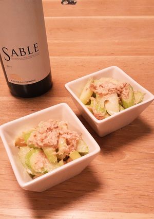 ワインに合う♪セロリとツナのサラダ-レシピのメイン写真