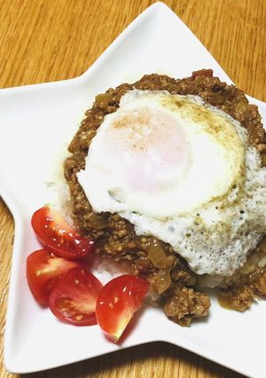 ミートソース2日目〜ロコモコプレート☆-レシピのメイン写真