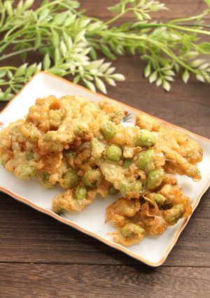簡単！枝豆のピリ辛天ぷら-レシピのメイン写真