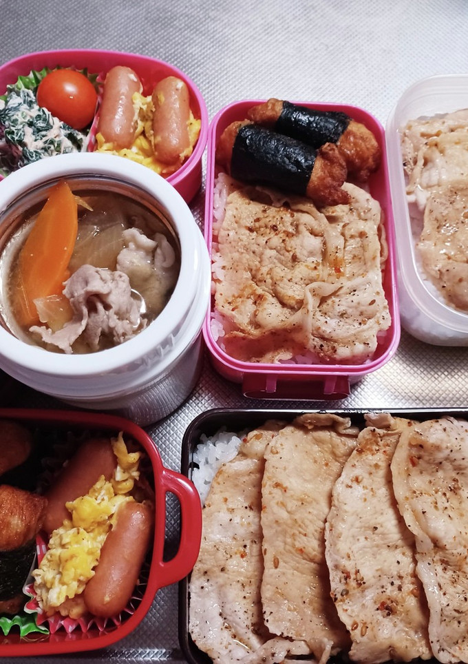 高校生息子、旦那、娘弁当(11/15)-レシピのメイン写真