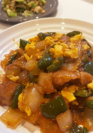 甘辛♪ 鶏肉と卵のコチュジャン炒め-レシピのメイン写真