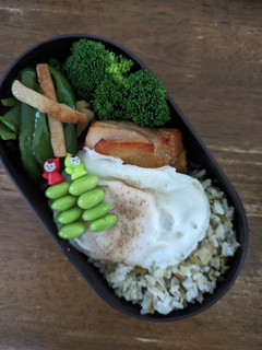 JK☆高菜ピラフ&目玉焼き弁当♪-レシピのメイン写真