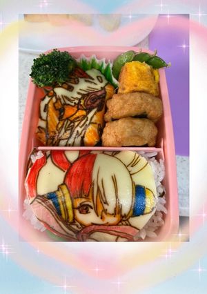 ウタキャラ弁-レシピのメイン写真