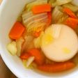 セミドライ玉ねぎのシンプル野菜スープ